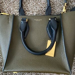 Michael Kors Collection Green Handbag